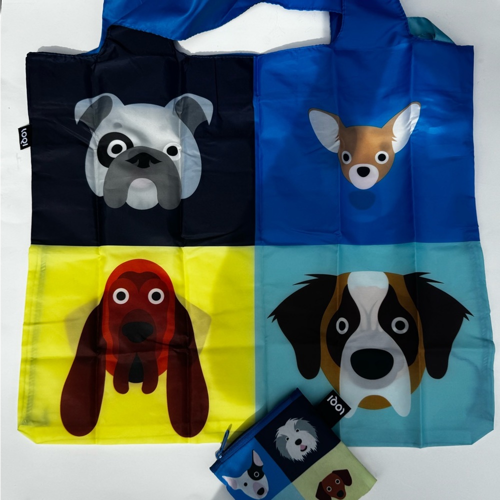 LOQI Dog Carrier Tote - Blue, Yellow, Black Stephen Chatham